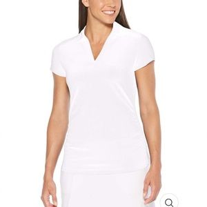 Women's Solid Short Sleeve Polo
